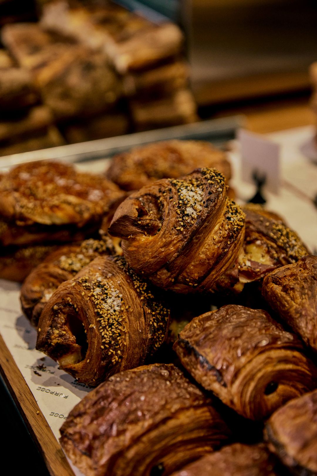 Tahini cinnamon scroll from A.P Bakery