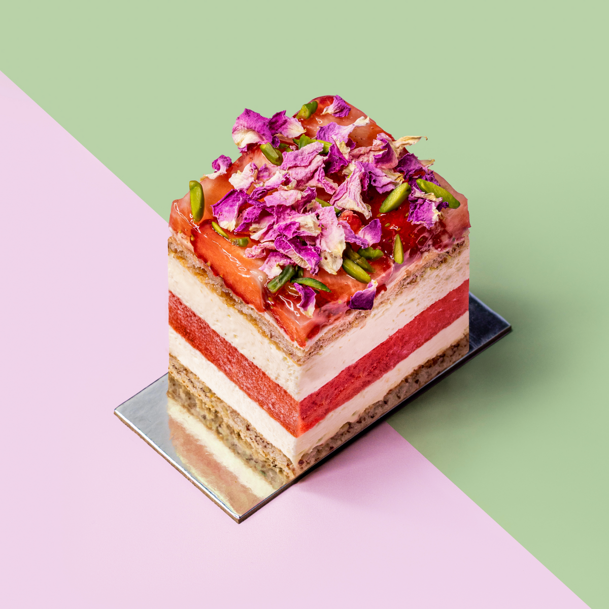 Strawberry watermelon cake