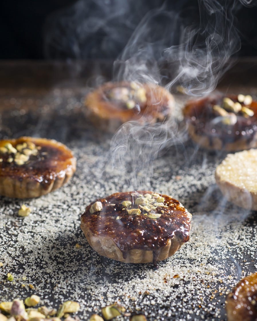 Ginger crème brûlée tart from Bourke Street Bakery