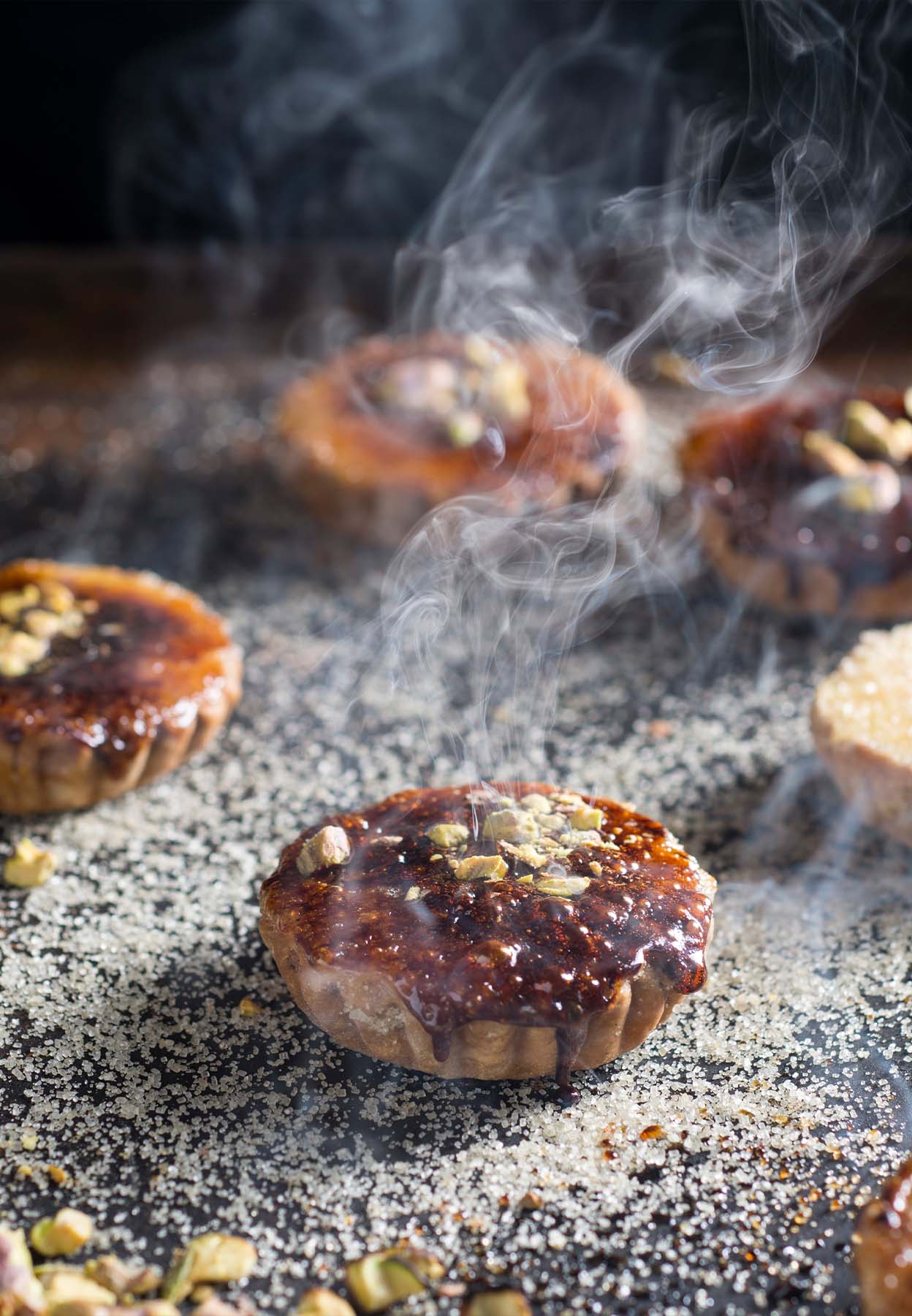 Ginger crème brûlée tart from Bourke Street Bakery